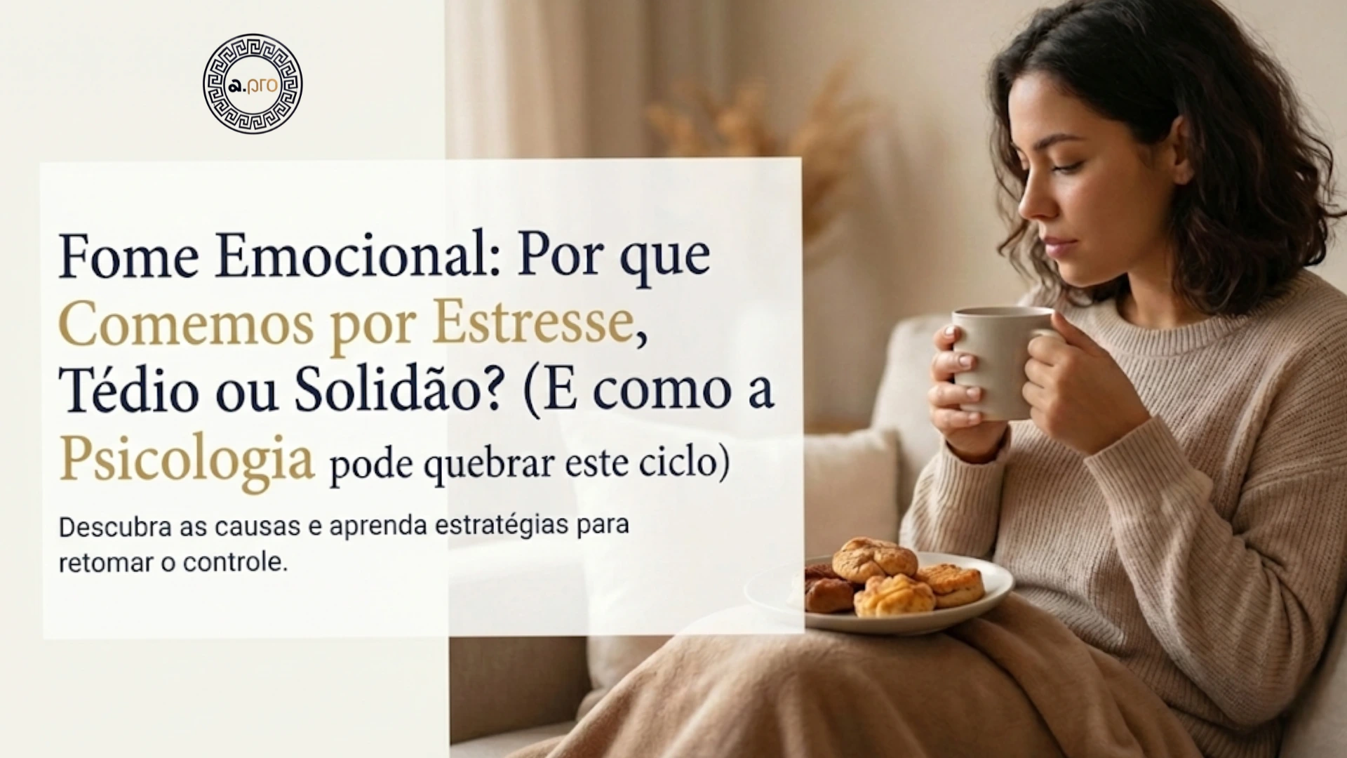 Fome Emocional: Por que Comemos por Estresse, Tédio ou Solidão? (E como a Psicologia pode quebrar este ciclo)