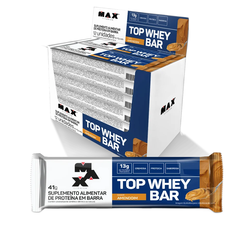 Barra de Proteína Top Whey Bar Max Titanium
