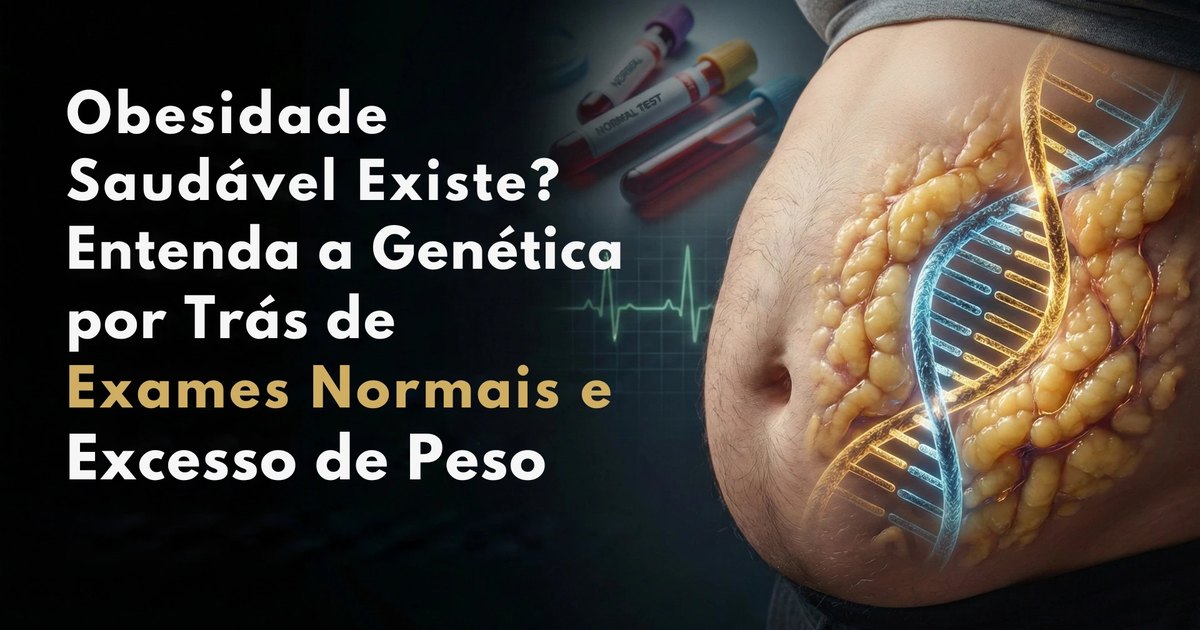 Obesidade Saudável Existe? Entenda a Genética por Trás de Exames Normais e Excesso de Peso