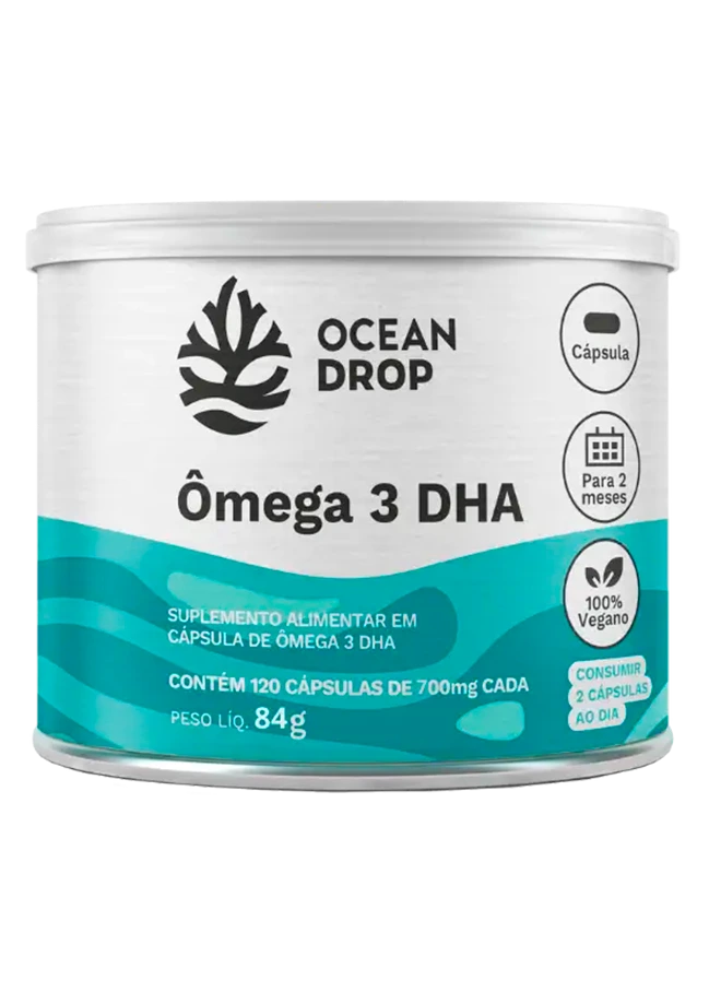 Ômega-3 Ocean Drop Ômega 3 DHA Vegano