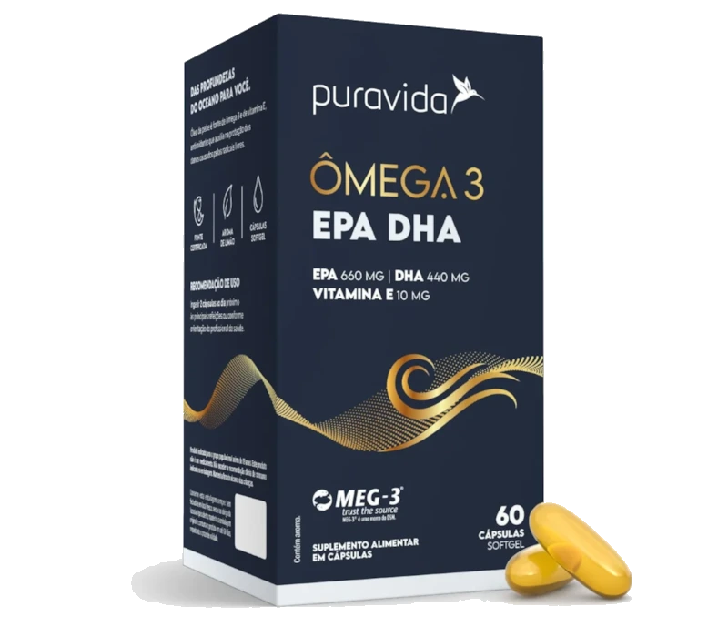 Ômega-3 Puravida Ômega 3 EPA DHA