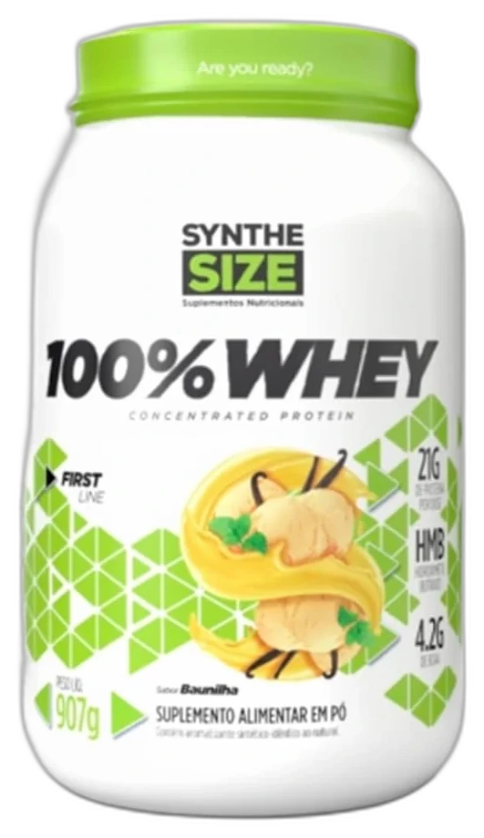 Whey Concentrado 100% Baunilha Sinthe Size