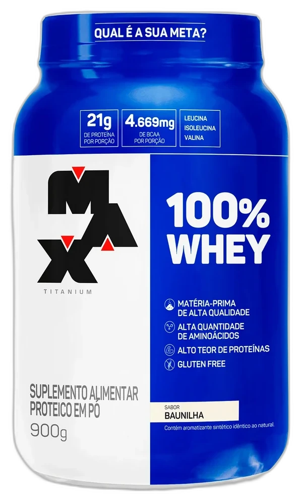 Whey Concentrado 100% Max Titanium