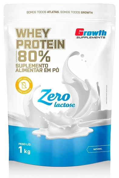 Whey Concentrado Zero Lactose Growth Supplements