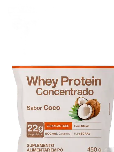 Whey Concentrado Zero Lactose Coco Emana