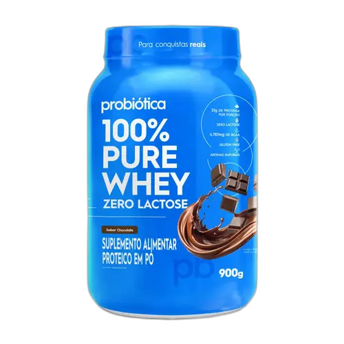 Whey Concentrado Pure Zero Lactose Probiótica