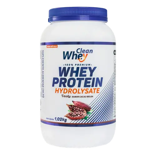 Whey Hidrolisado Tasty Cacau Belga Clean Whey