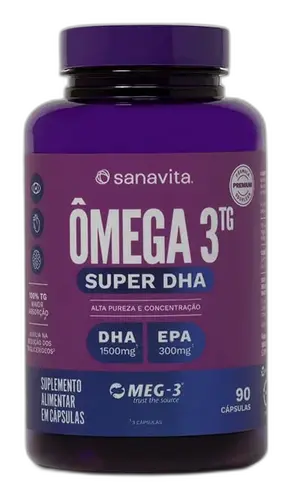 Ômega 3 TG Super DHA Sanavita