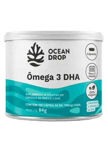 Ômega 3 DHA Vegano Ocean Drop