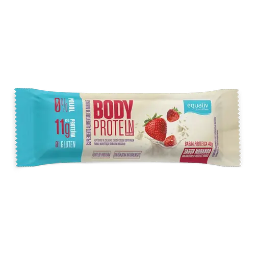 Barra de Proteína Body Protein Morango Equaliv